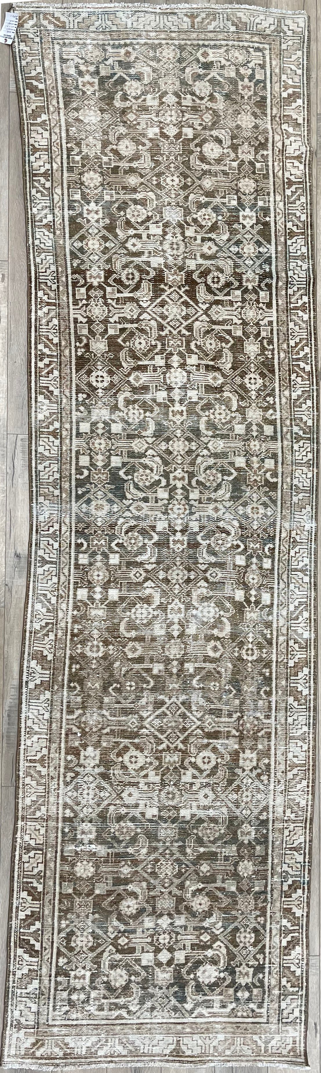 3'3"x12'3" Vintage Persian Malayer Wool Runner (#10040)