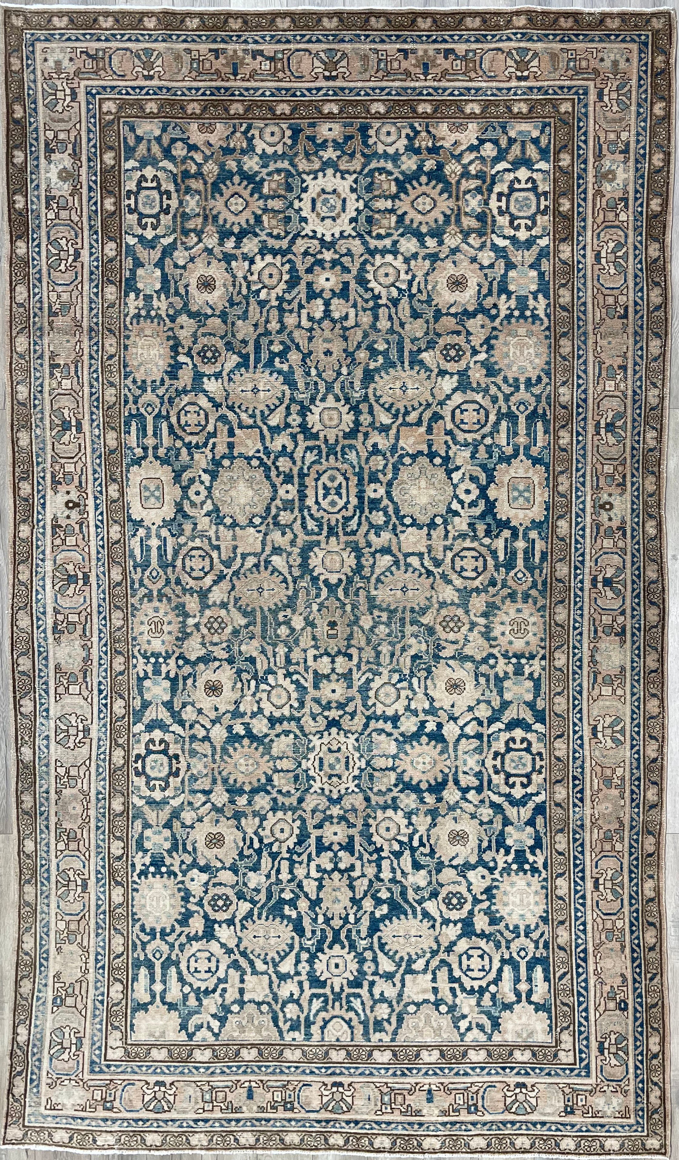 6'8"x10'7" Vintage Persian Malayer Wool (#10012)