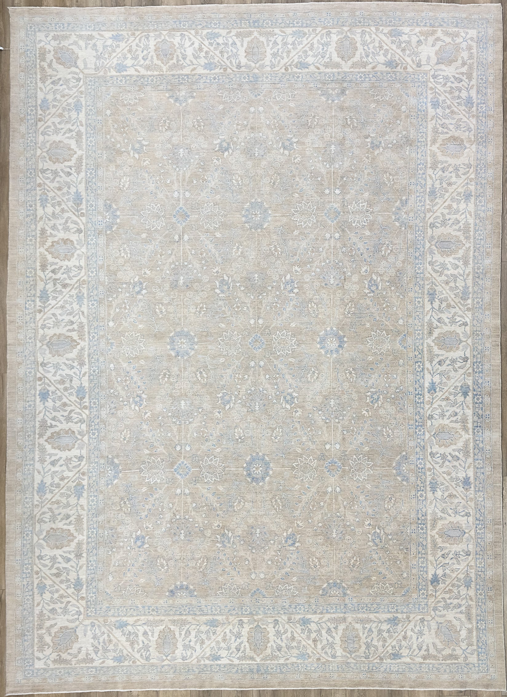 9x12'9" Afghan Traditional Wool (#10384)