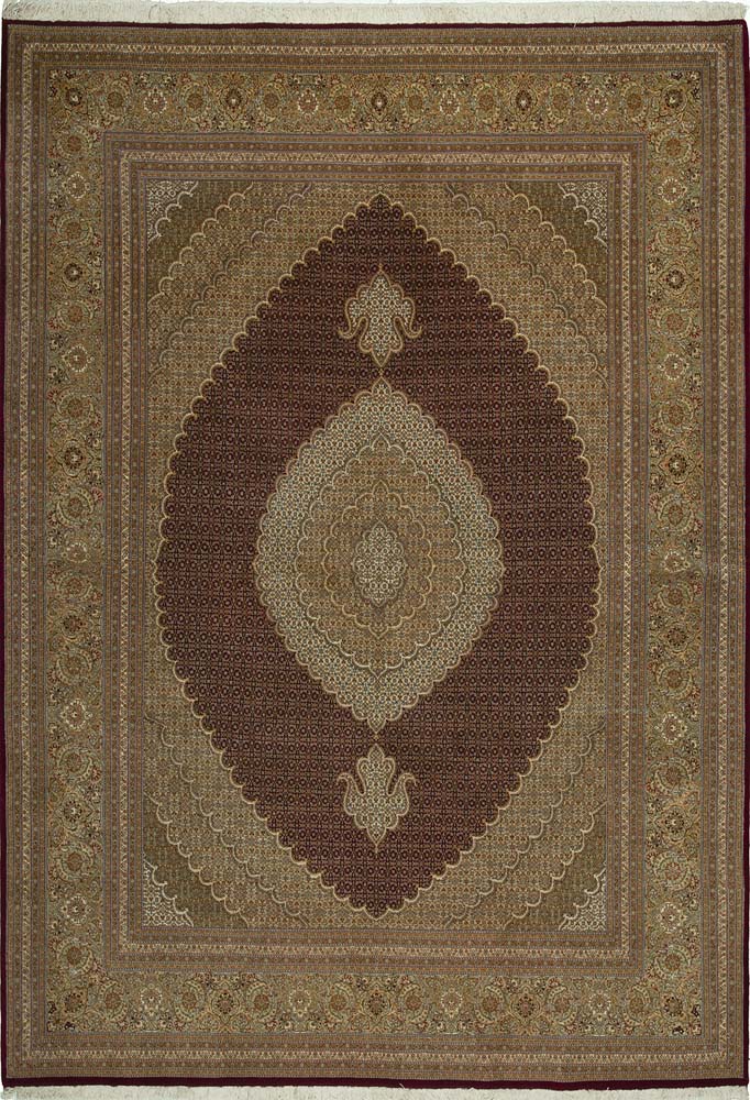 8'x10' Persian Traditional Wool & Silk (#1307-3)