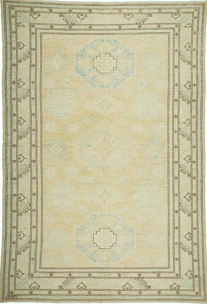 5'7"X8'3" Afghan Traditional Wool (#15862)