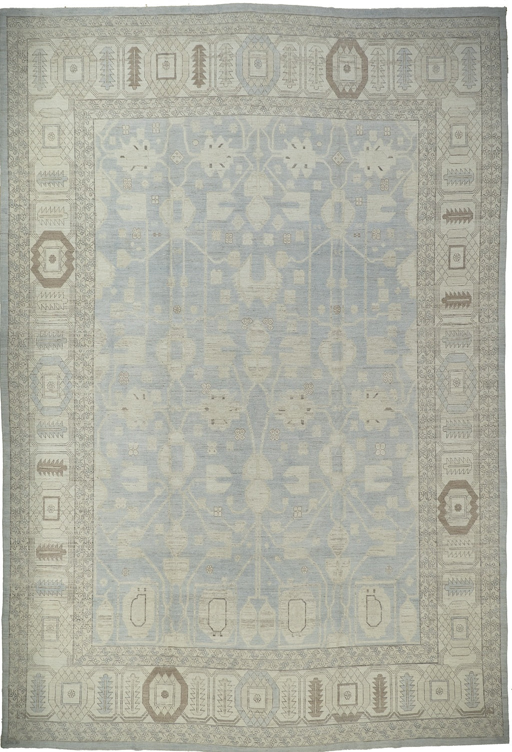 11.7x15.4 afghan transitional wool (#17556)