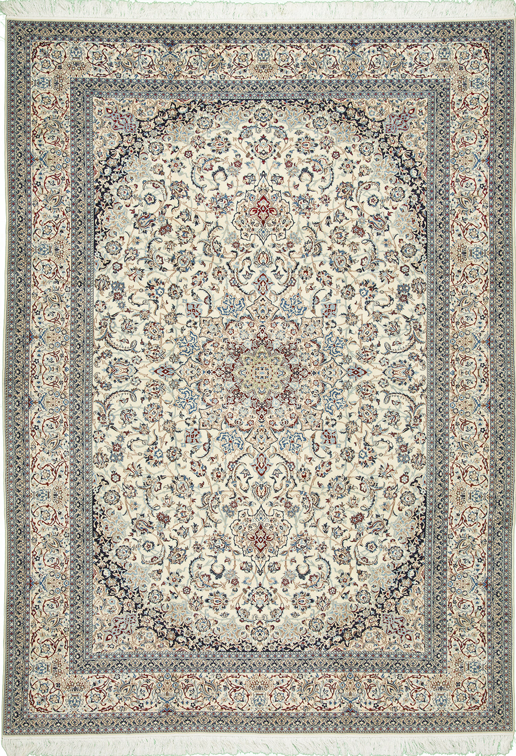7'x10' Persian Traditional Wool & Silk (#1935-1)
