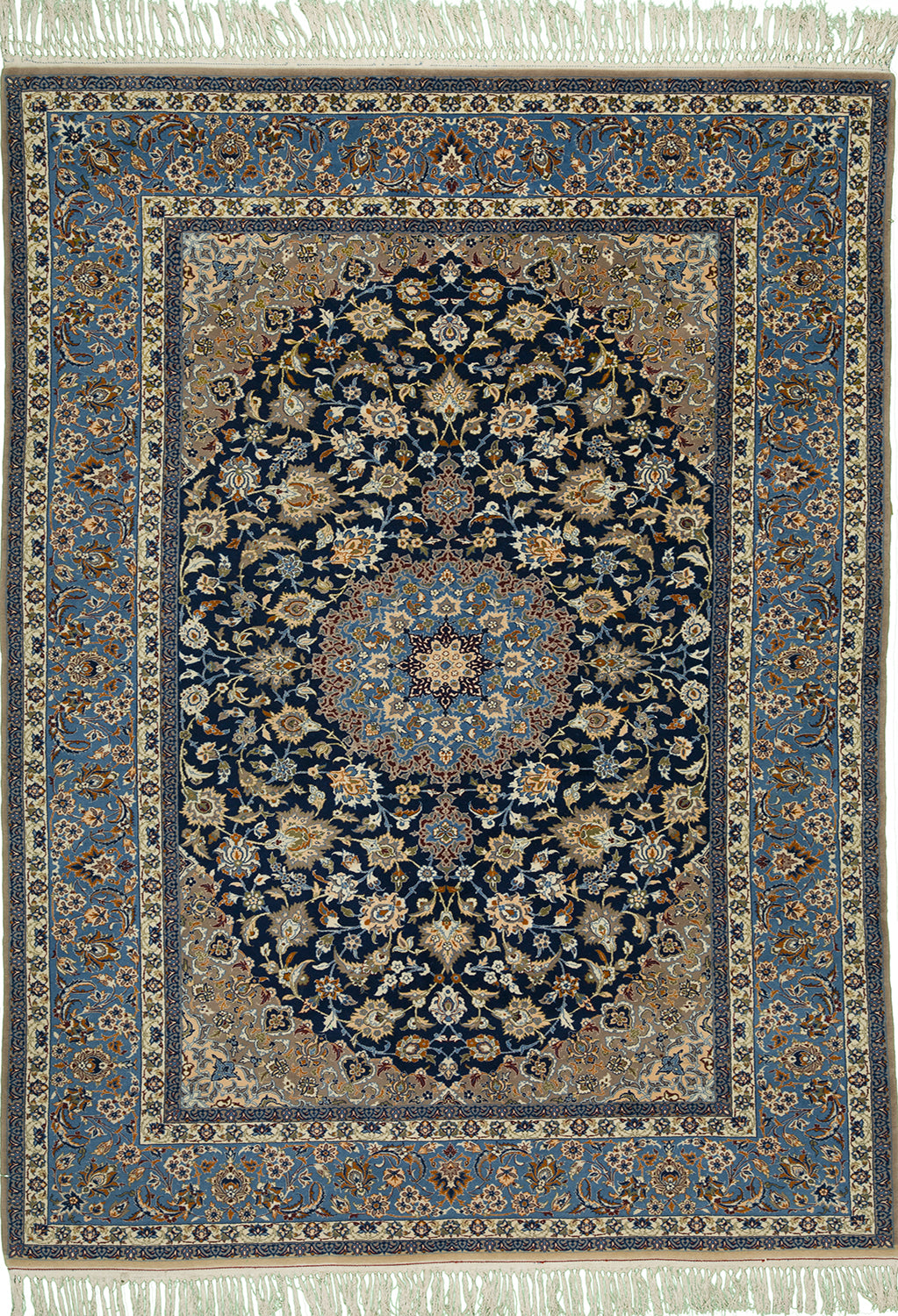 5'x8' Persian Traditional Wool & Silk (#1935)