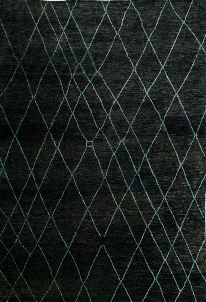 10'5"x14'1" Indian Modern Bamboo Silk (#35272)