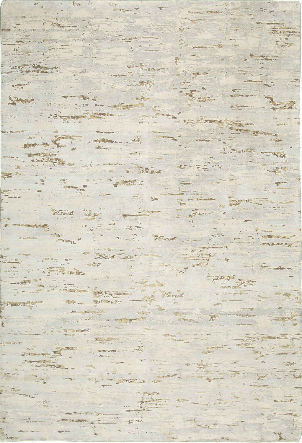 8'x10' Indian Modern Wool & Silk (#37654)