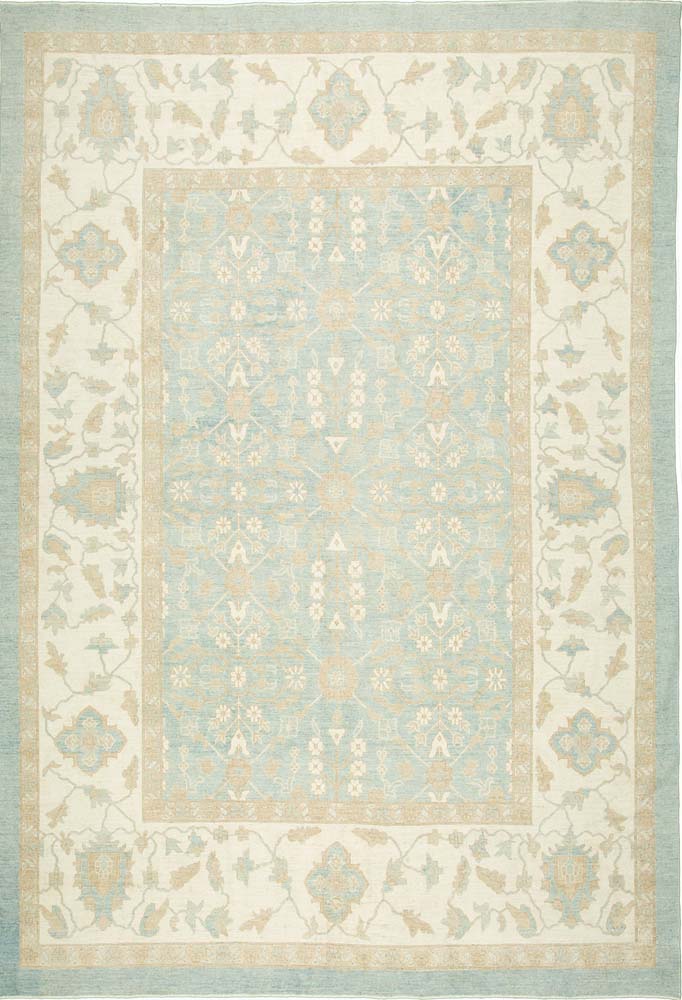 9'x12'5" Afghan Traditional Wool (#40041)