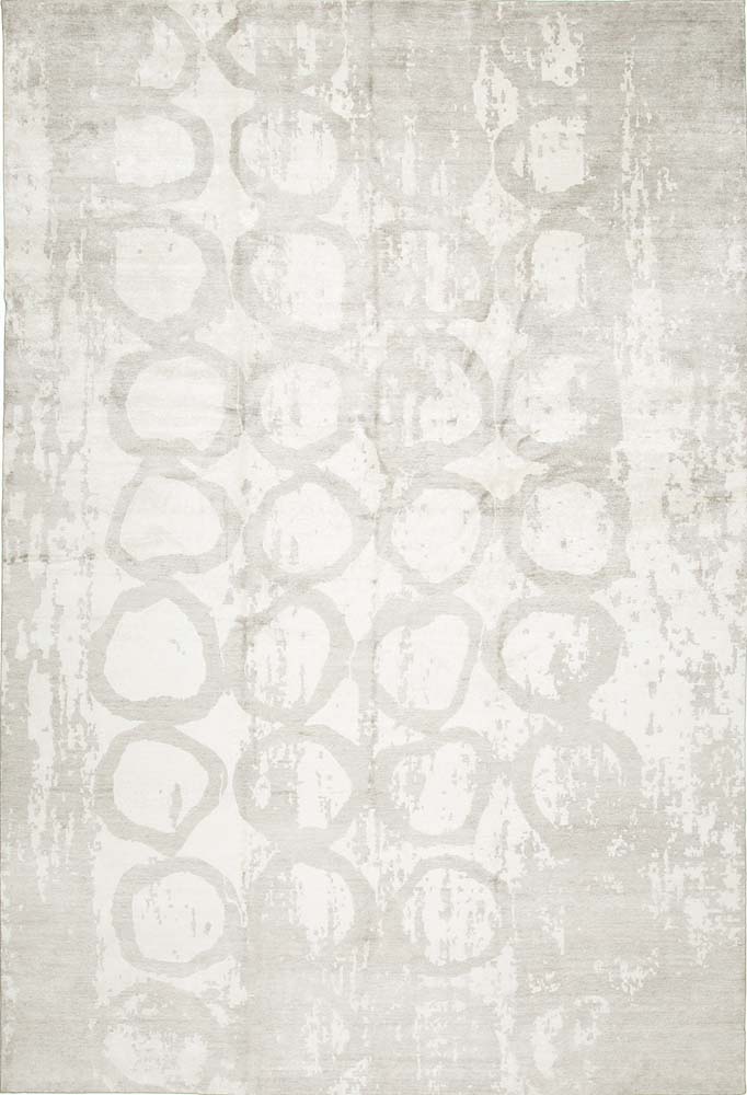10'x14' Indian Modern Bamboo Silk (#42209)