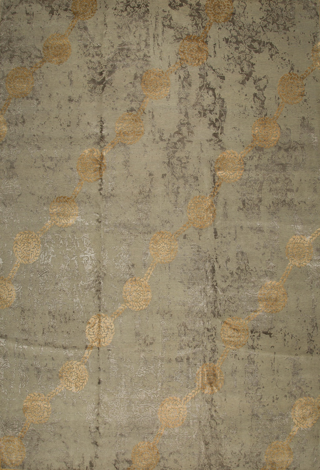 11'10"X15'2" Indian Modern Wool (#42226)