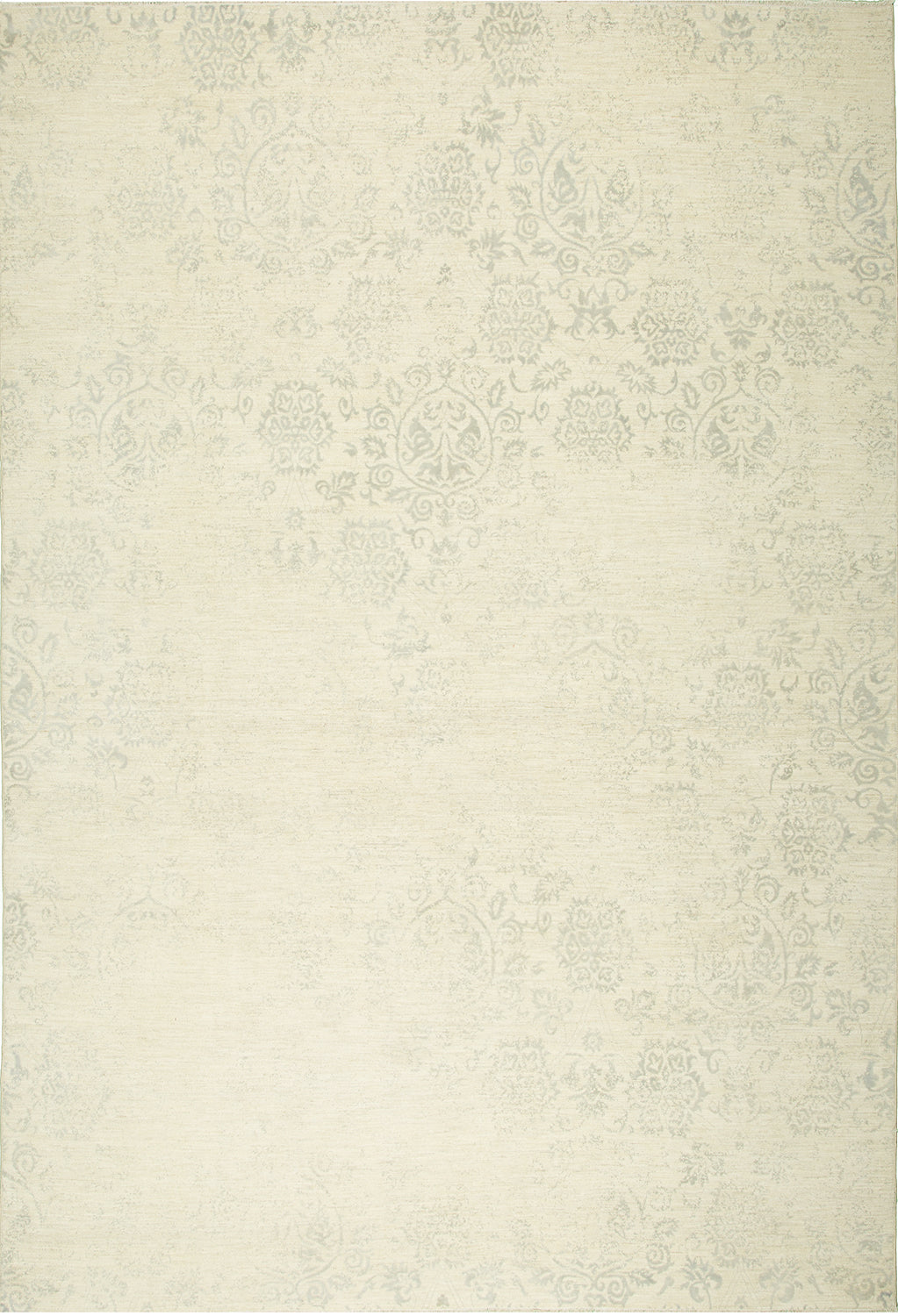 9'x12' Afghan Transitional Wool & Silk (#42554)