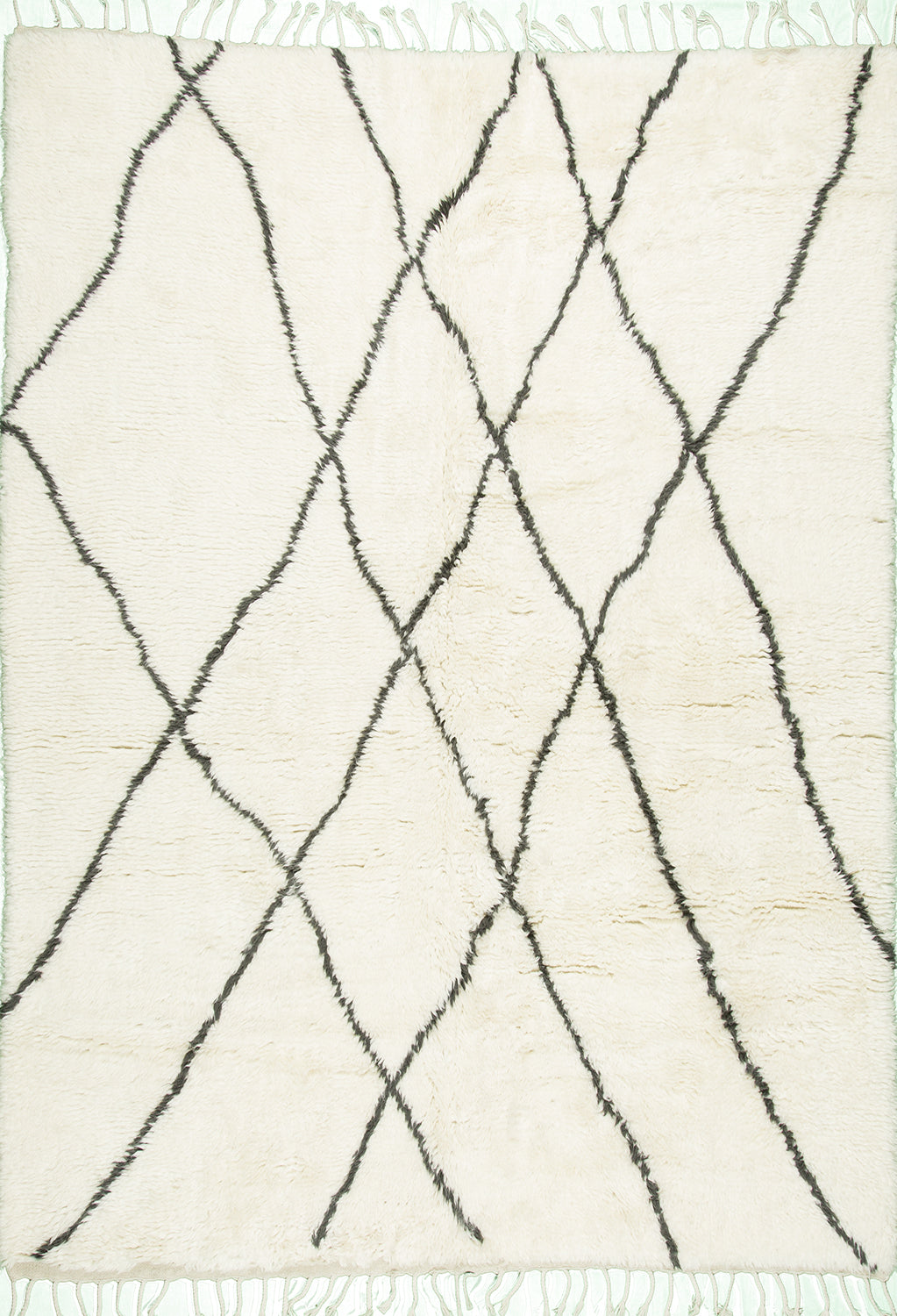 8'x10' Indian Modern Wool (#43217)
