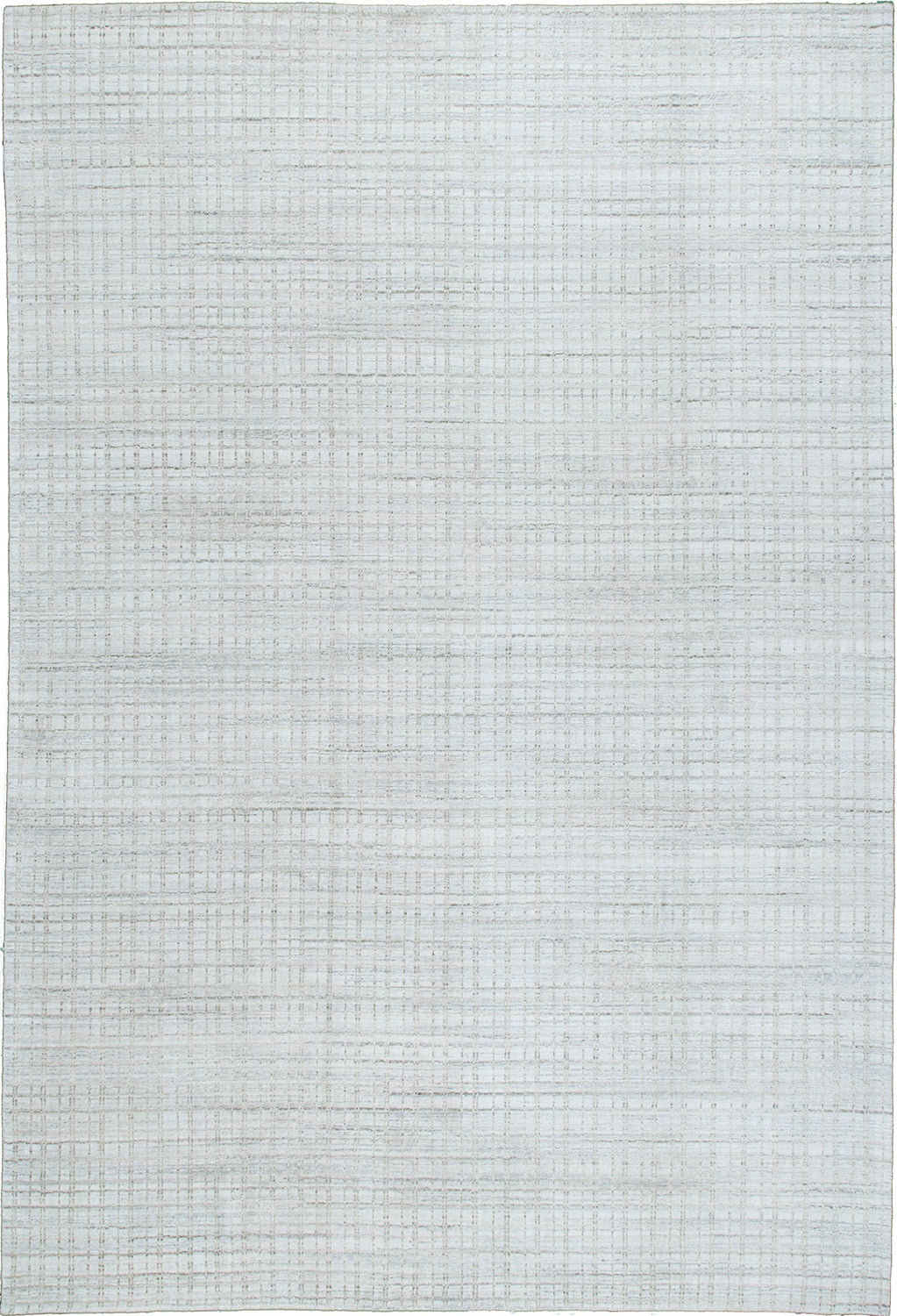 9x12 Indian Modern Wool & Bamboo Silk (#51442)