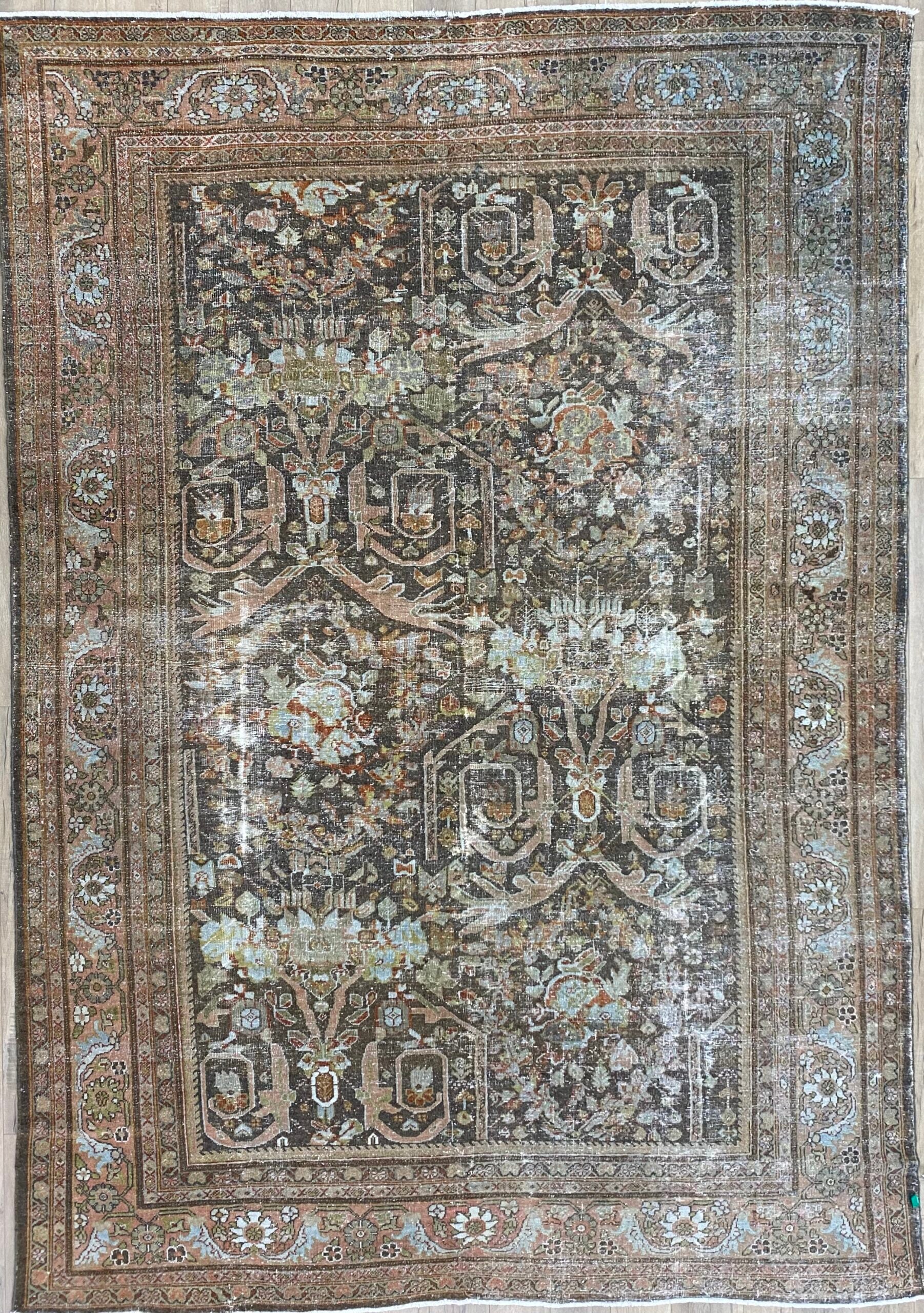 8’4”x12’2” Sultanabad Antique Persian (#68280)