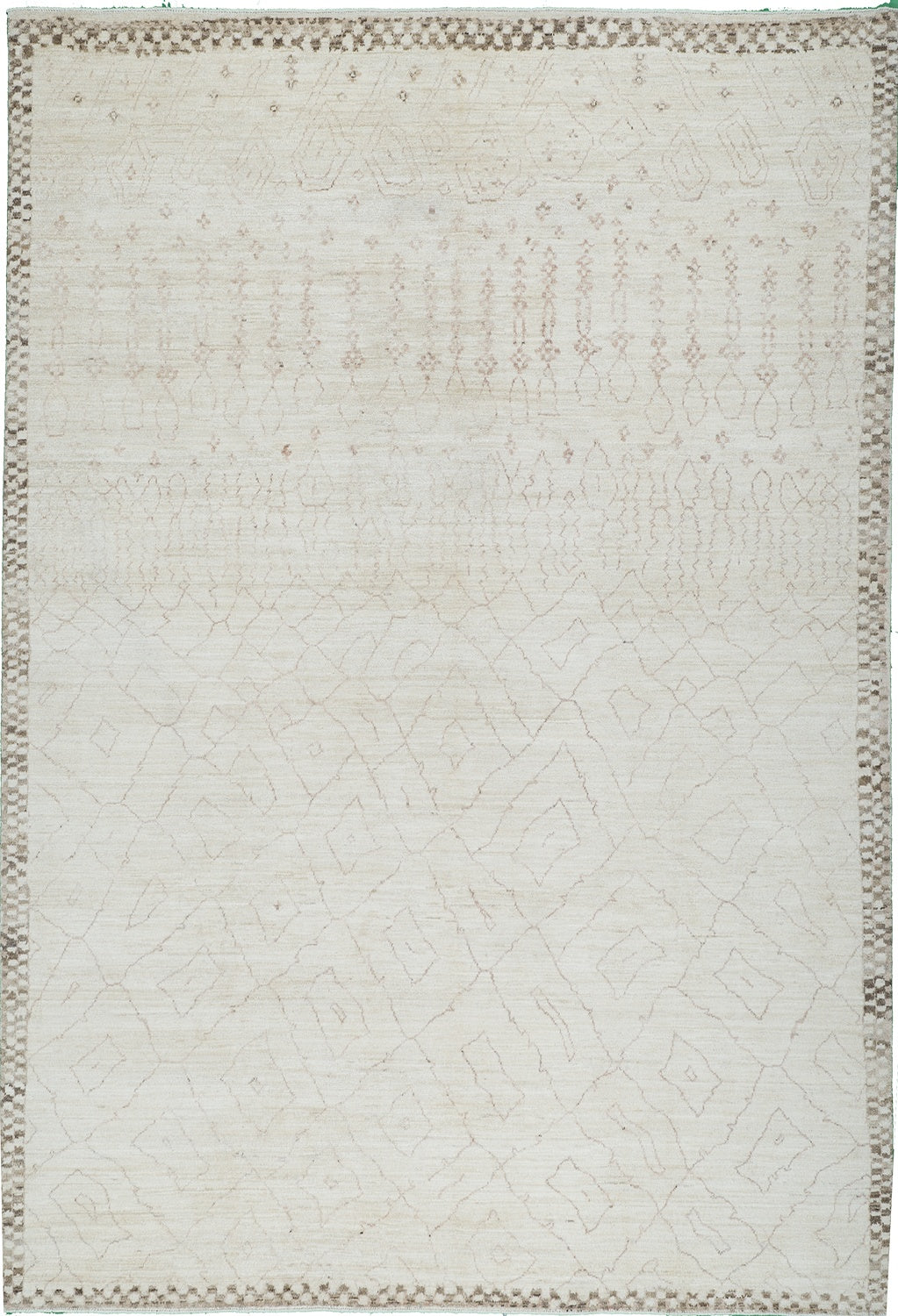 8x10 Afghan Modern Wool (#63422)