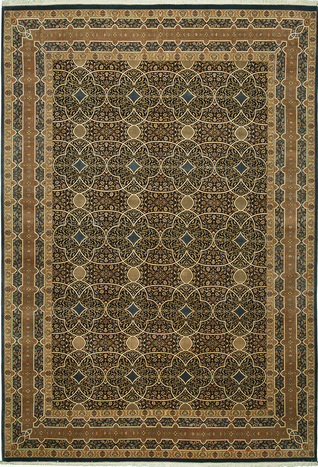 9'x12' Pakistan Traditional Wool (#7046-J)