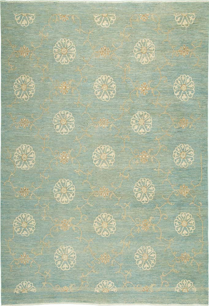 7'10"x9'7" Afghan Traditional Wool (#8096)