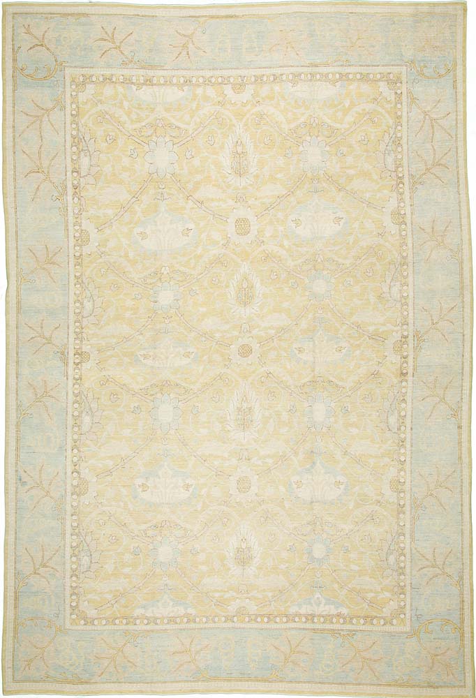 8'6"X12'4"Afghan Traditional Wool (#8185)