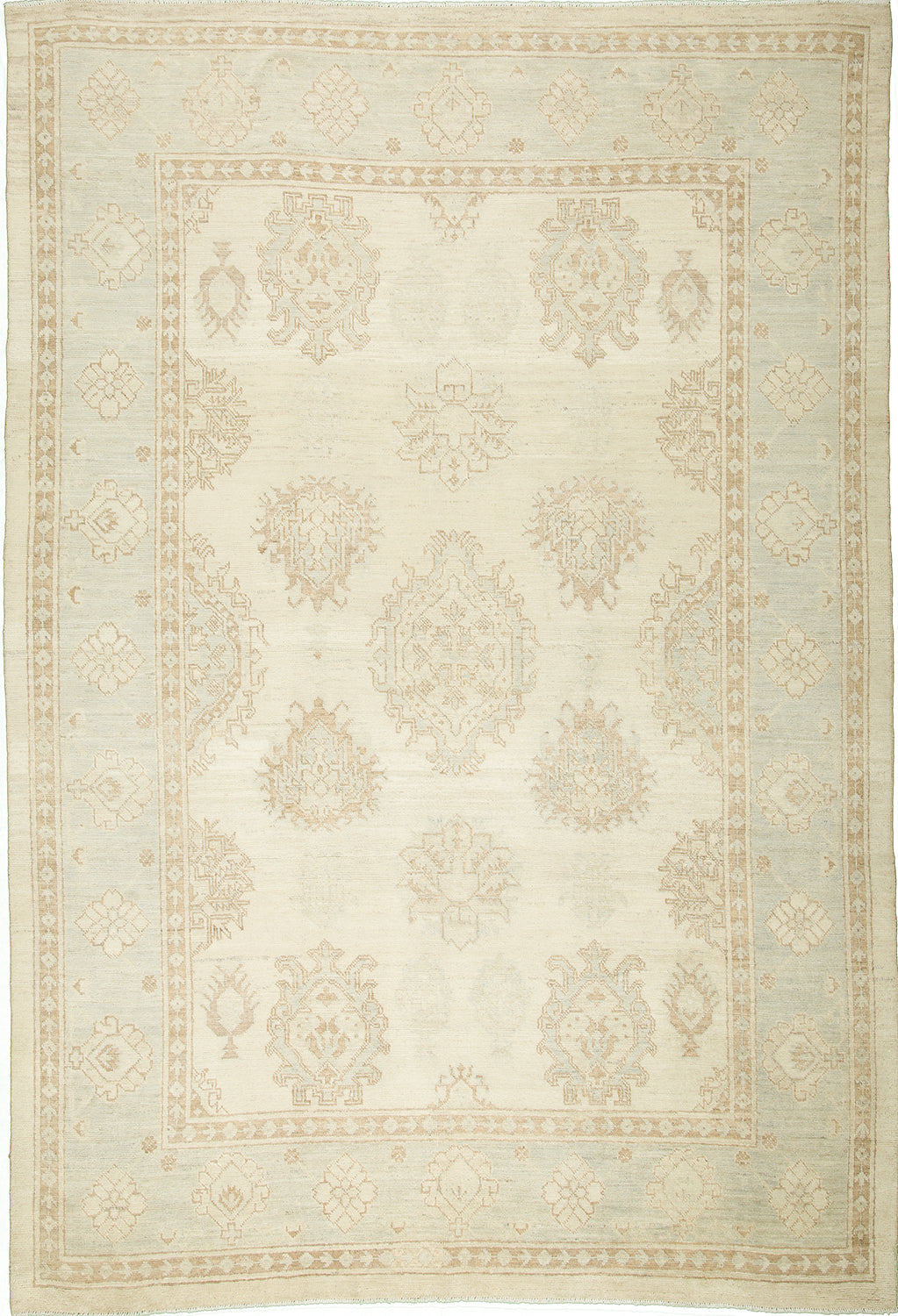 9'2"x12' Afghan Traditional Wool (#8187)