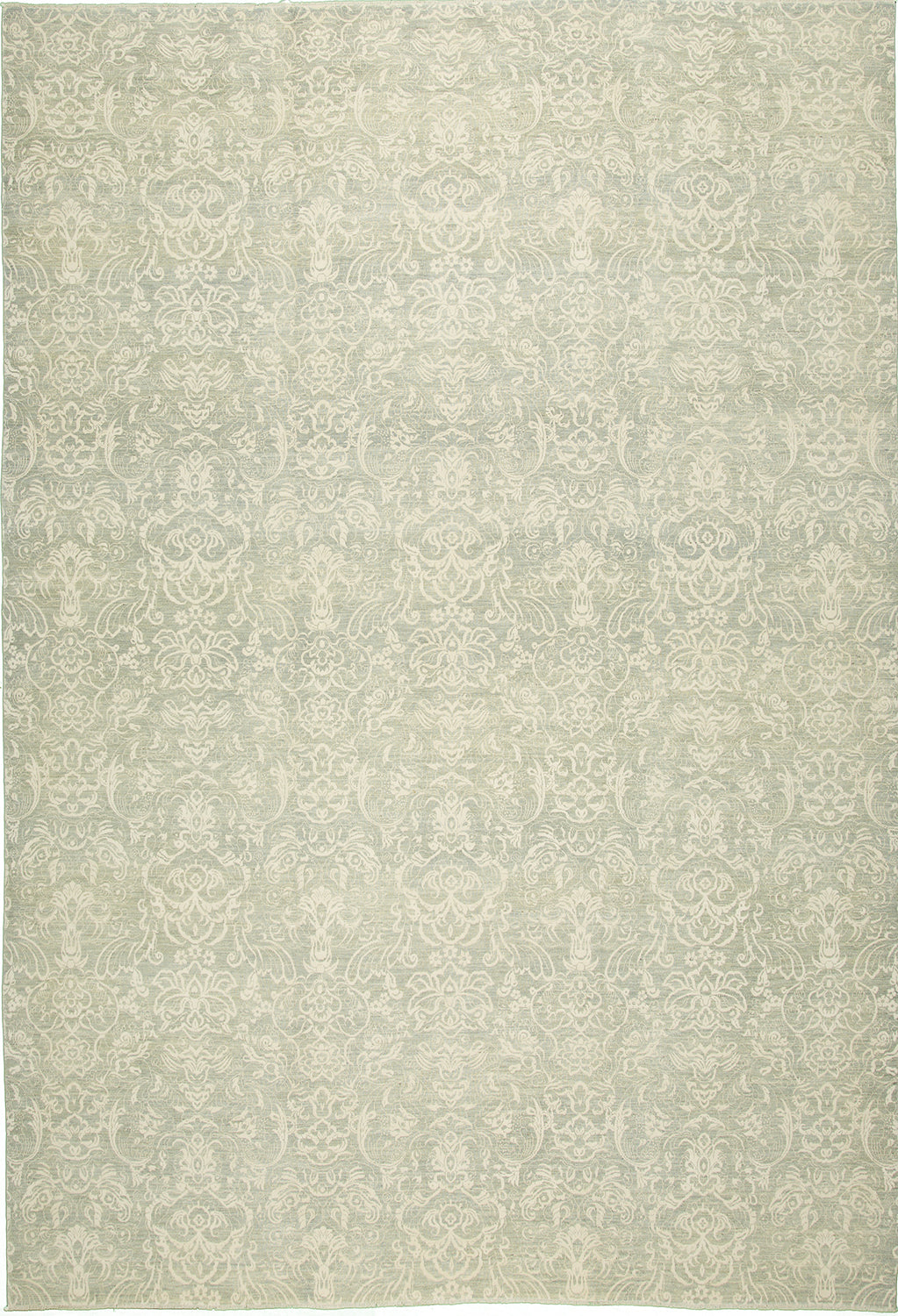 9'x12' Afghan Traditional Wool & Silk (#8244)