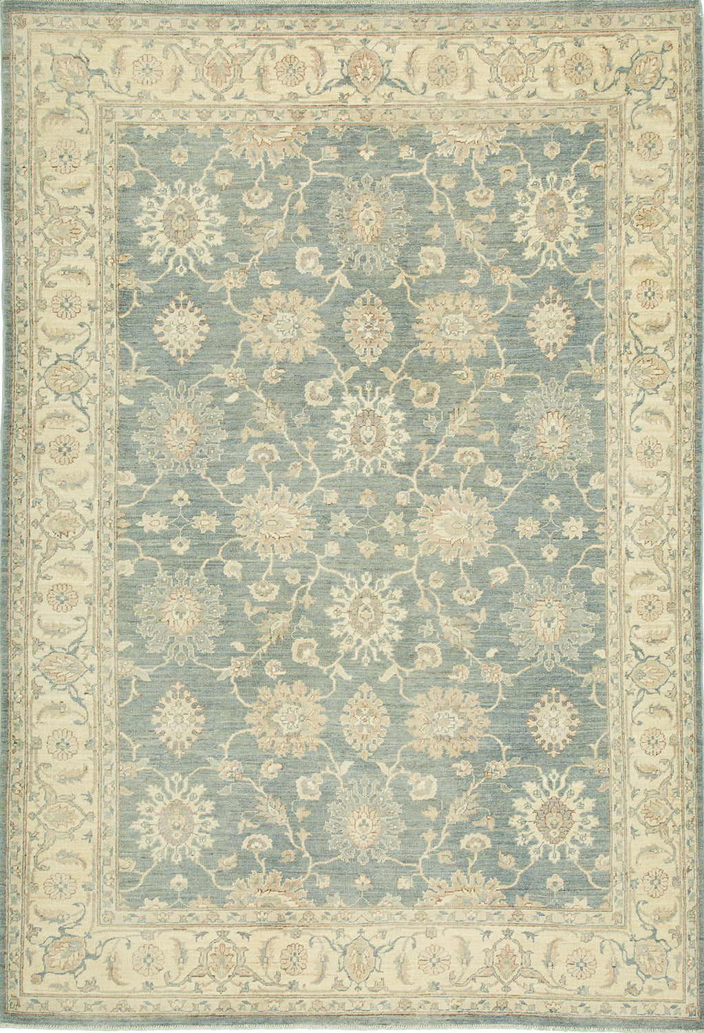 6'x9' Afghan Transitional Wool (#8293)