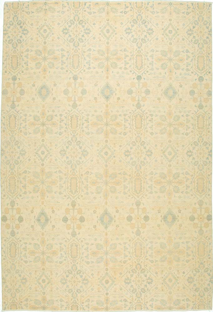 8'10"X11'6" Afghan Transitional Wool (#8314)