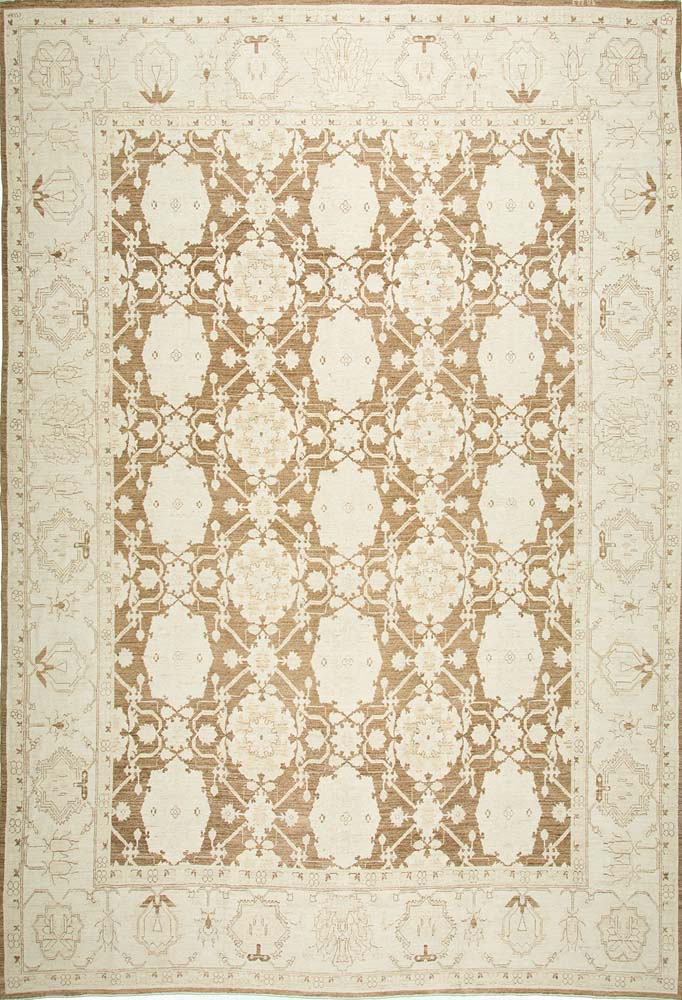 10'3"X13'3" Afghan Transitional Wool (#8337)