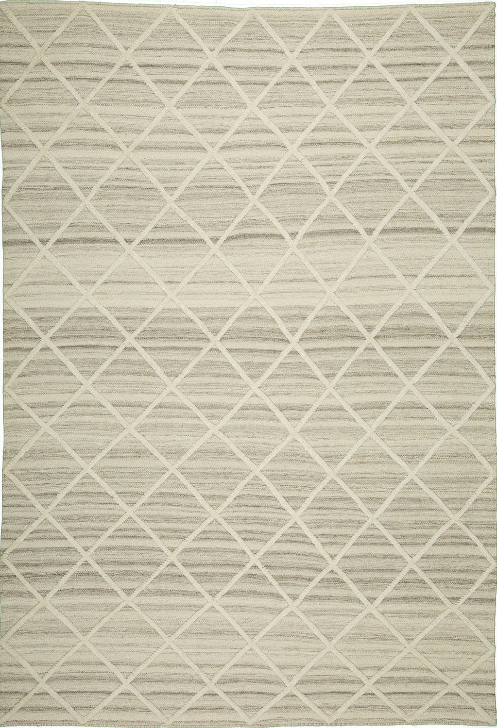 6'x9' Afghan Modern Wool (#8460)