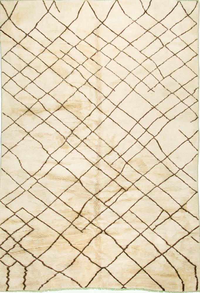 8'6"x11' Morrocan Modern Wool (#8492)