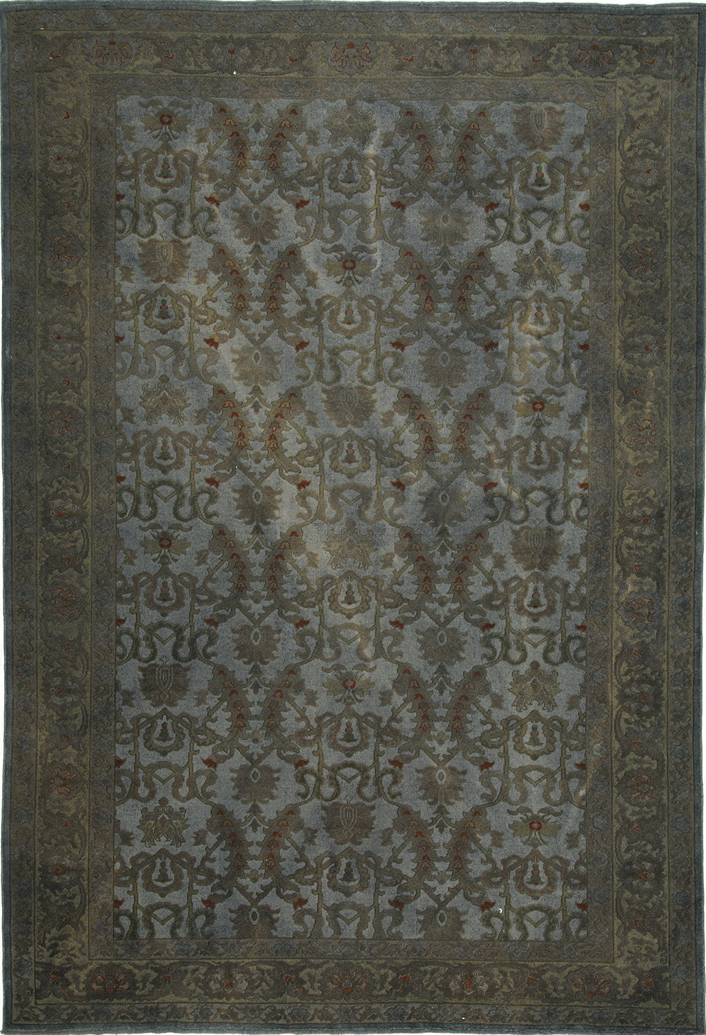 6'5"x9'5" Turkish Transitional Wool (#8509)