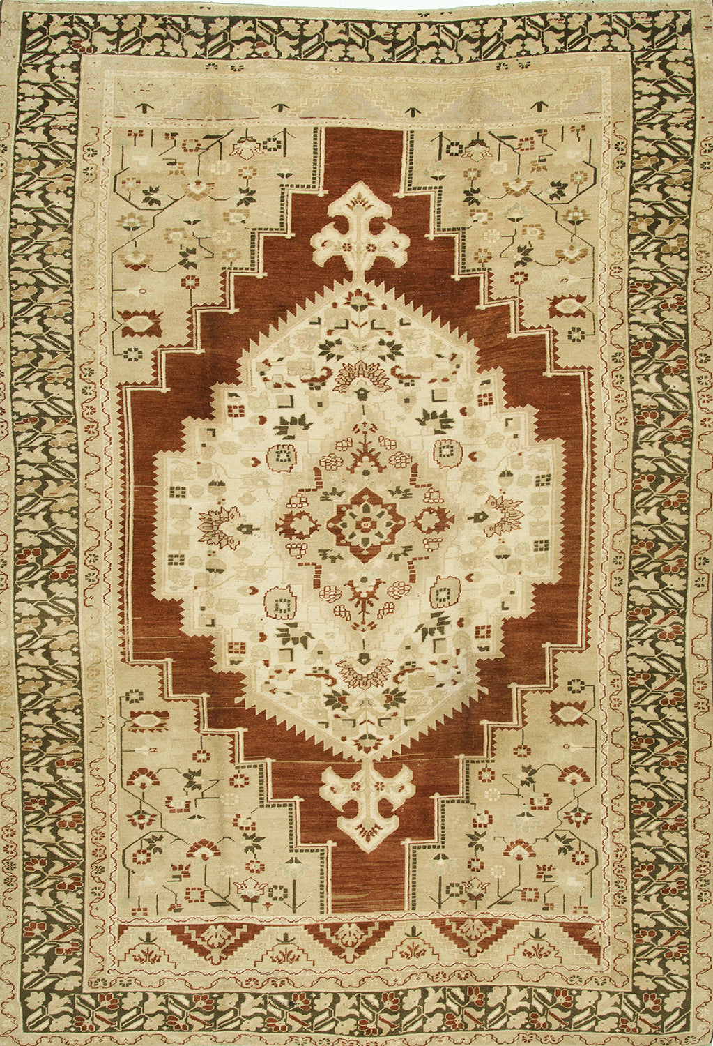 7'x12' Turkish Traditional Wool & Silk (#8590)