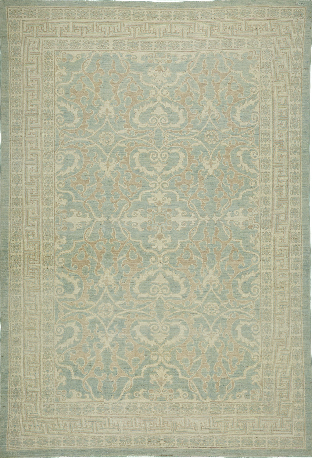 5'9"x9' Afghan Transitional Wool & Silk (#8667)