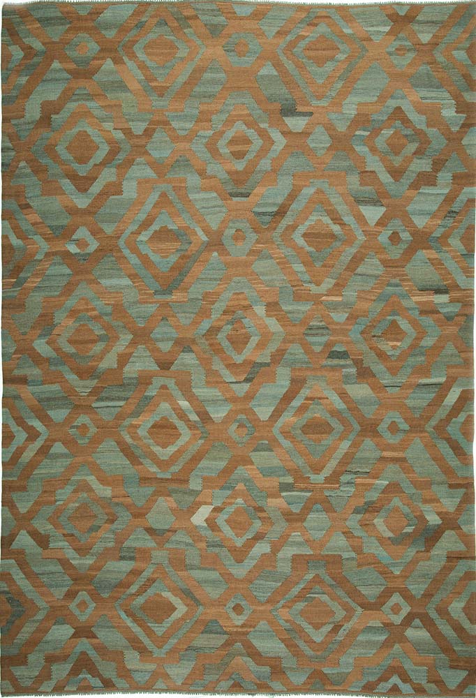 12'x15' Afghan Modern Wool (#8759)