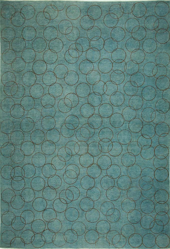 10'x14' Afghan Modern Wool (#8867)