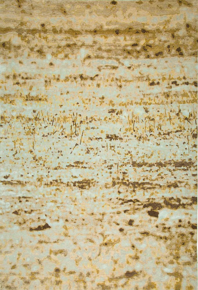 9'x12 Nepal Modern Wool & Silk (#8950)