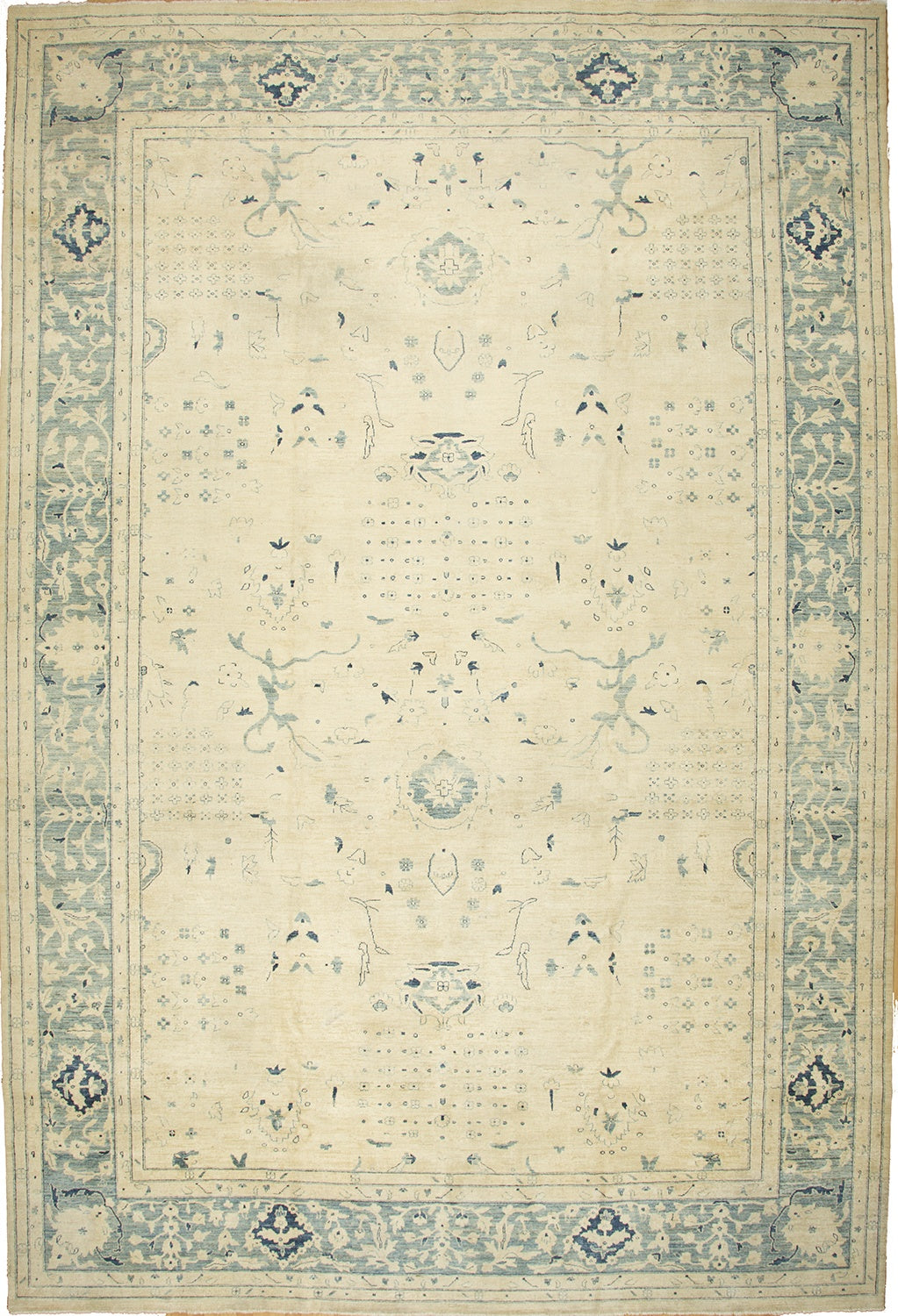 11'9"x17'6" Afghan Traditional Wool (#9036)