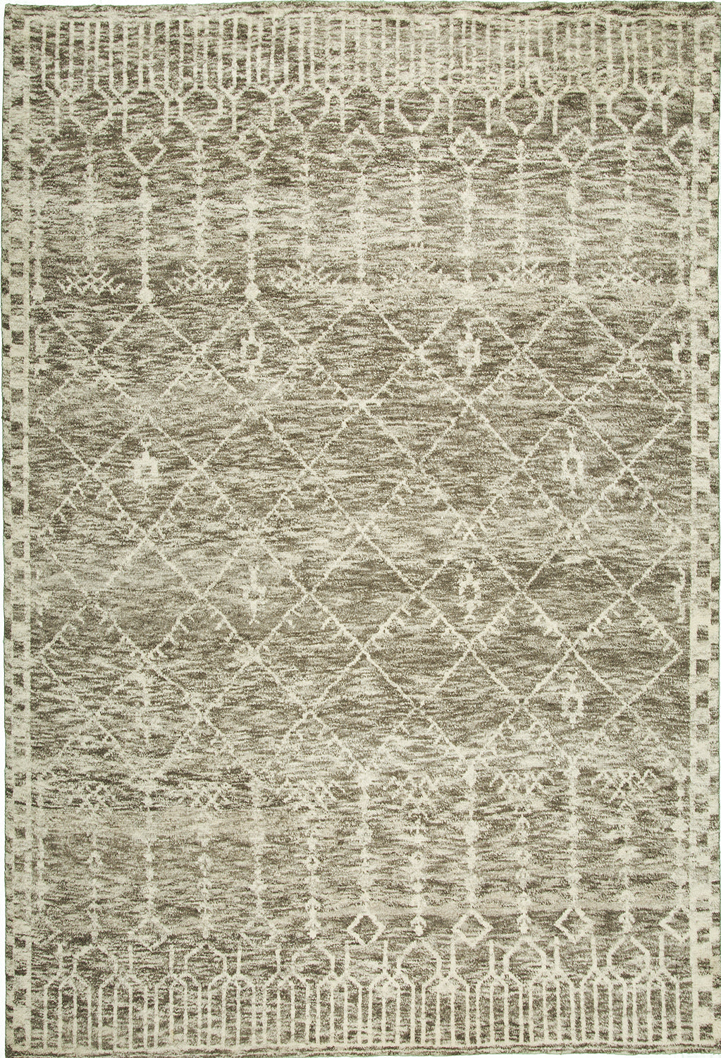 8'x10' Indian Modern Wool (#9038)