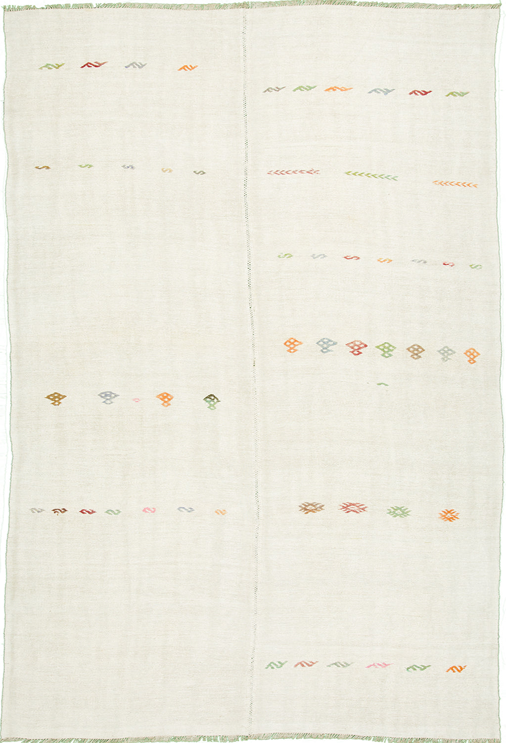 5'2"X12"Turkish Modern Wool (#9107)