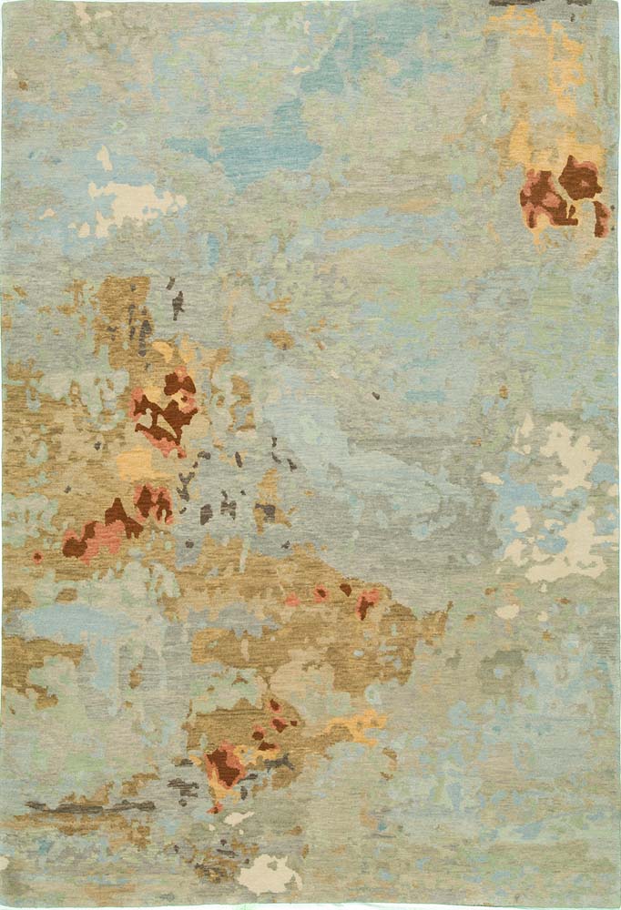 5'x7' Nepal Modern Wool & Silk (#9123)