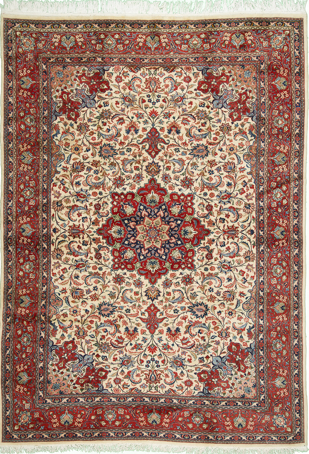 7'x10' Persian Traditional Wool & Silk (#9168)