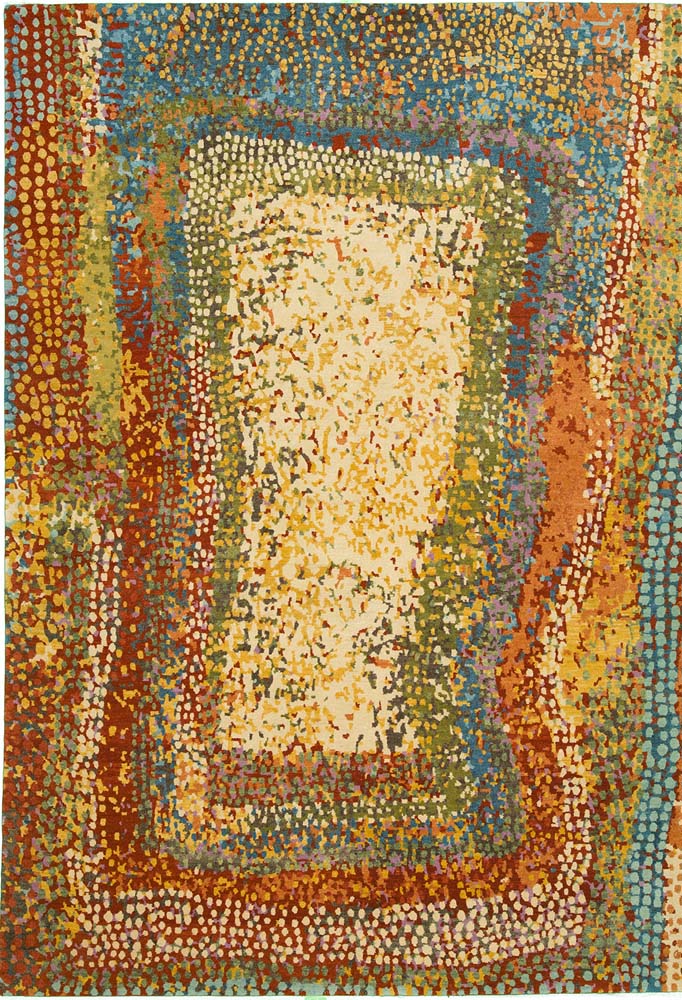 5'x7' Nepal Modern Wool & Silk (#9196)