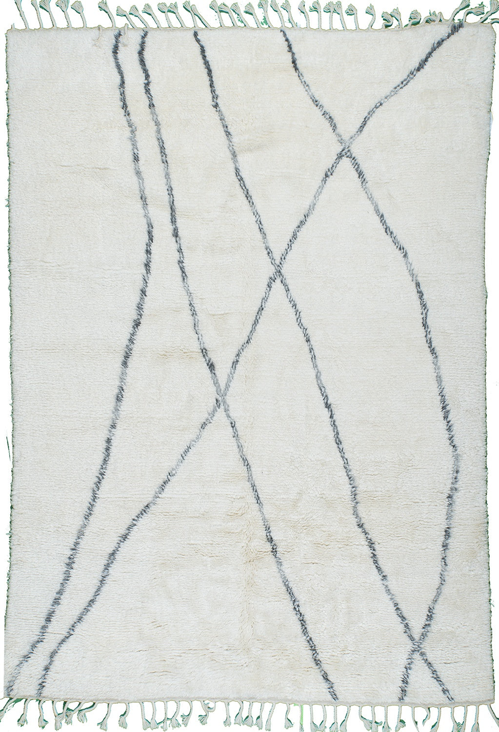 8.1x10.6 Afghan Modern Wool (#9406)
