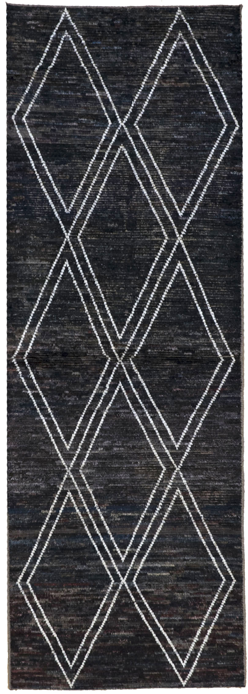 3.4X9.6 AFGHAN MOROCCAN/MODERN WOOL (# 9511 )