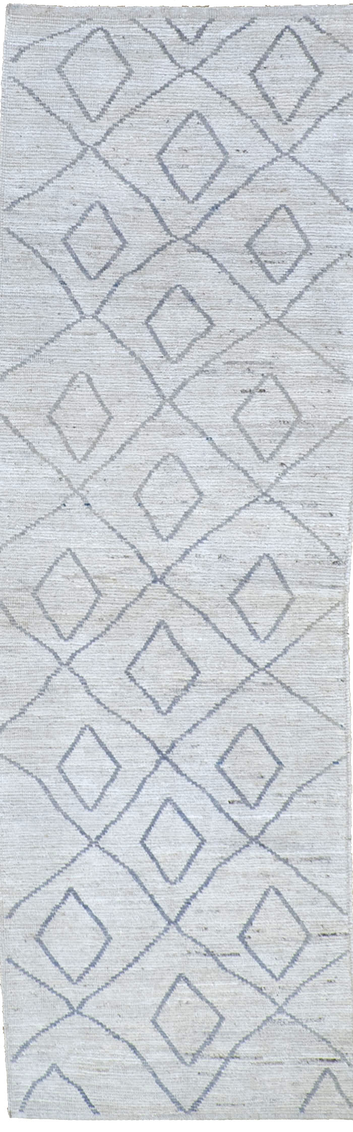 2.9X9.5 AFGHAN MOROCCAN/MODERN WOOL (# 9515 )