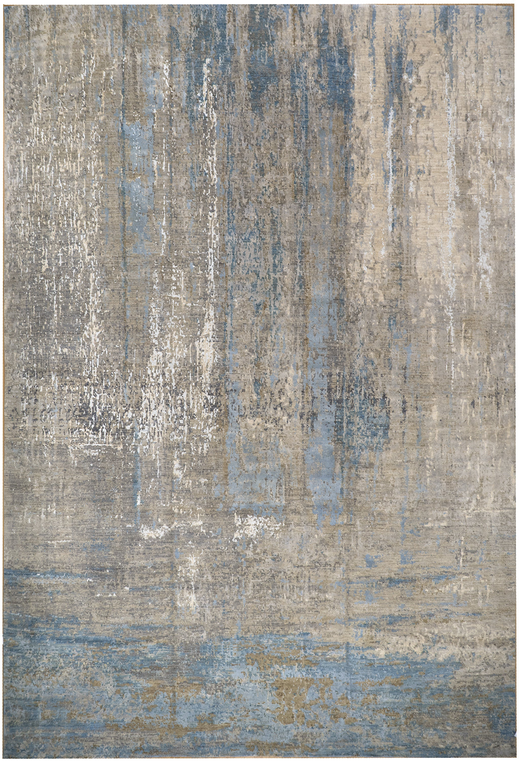 12x15 afghan modern wool & Silk (#9533)