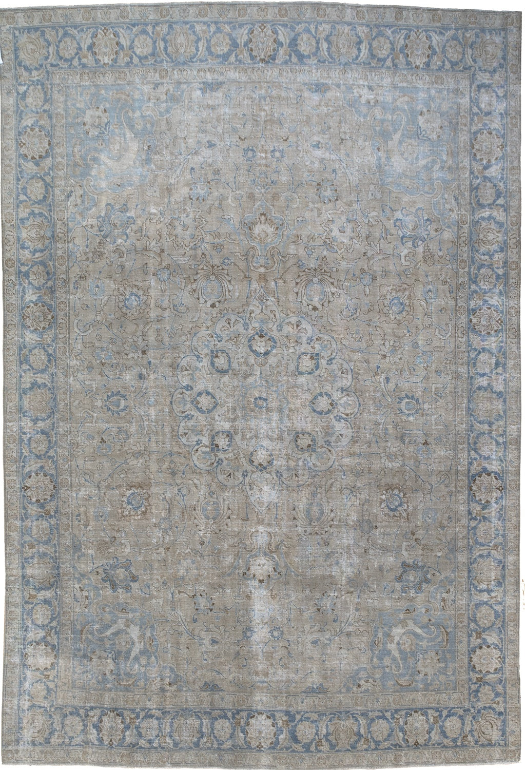 9.1x12.9 persian vintage wool (#9578)