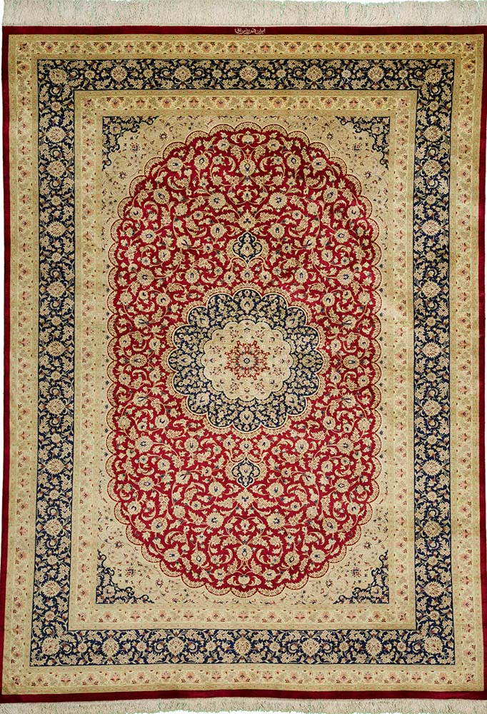 5'x8' Persian Medallion Silk (#9999)