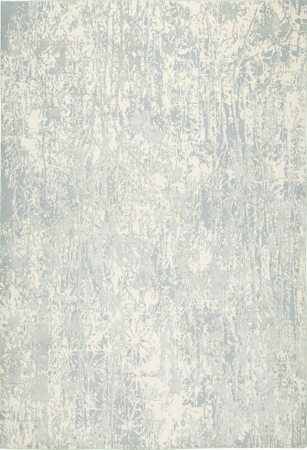 8'x10' Indian Modern Wool & Silk (#A32755)