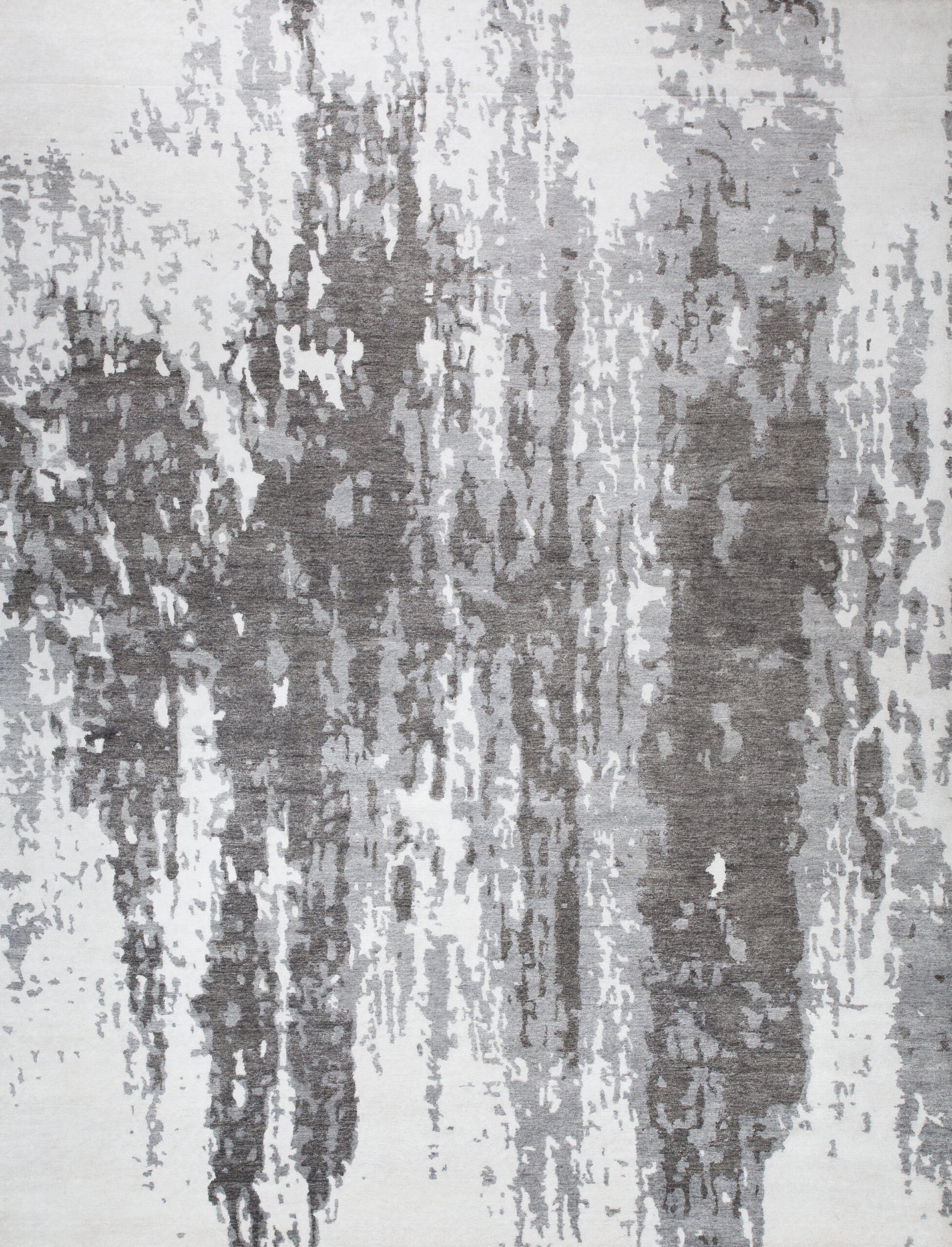 Indian Ace Gray White Bamboo Silk