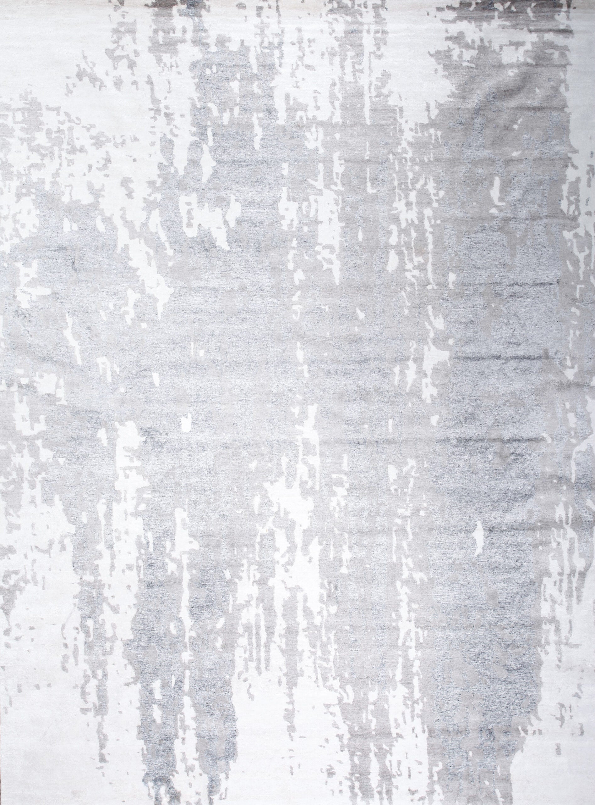 Indian Ace Gray White Bamboo Silk