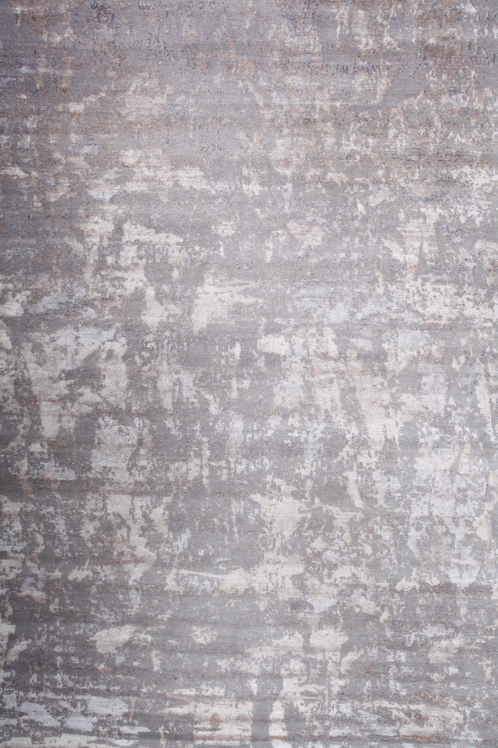 Indian Boxter Gray Wool & Silk